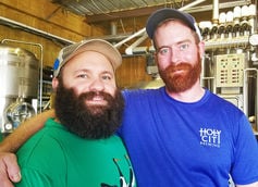 Holy City assistant brewer Jack Pitts and head brewer Sean Guidera. Holy City assistant brewer Jack Pitts and head brewer Sean Guidera.