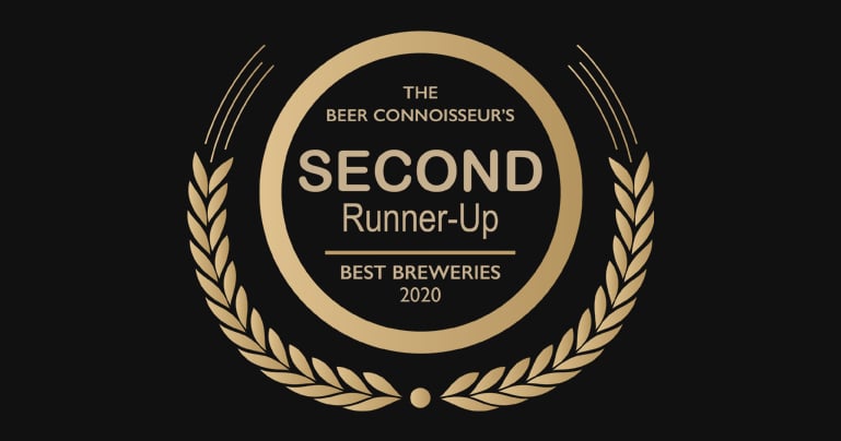 The Beer Connoisseur Brewereis of the Year 2020 2nd Runner-up