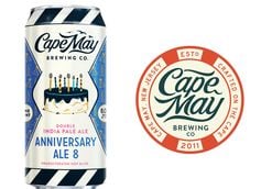 Cape May Brewing Co. Celebrates 8th Anniversary with Double IPA Release