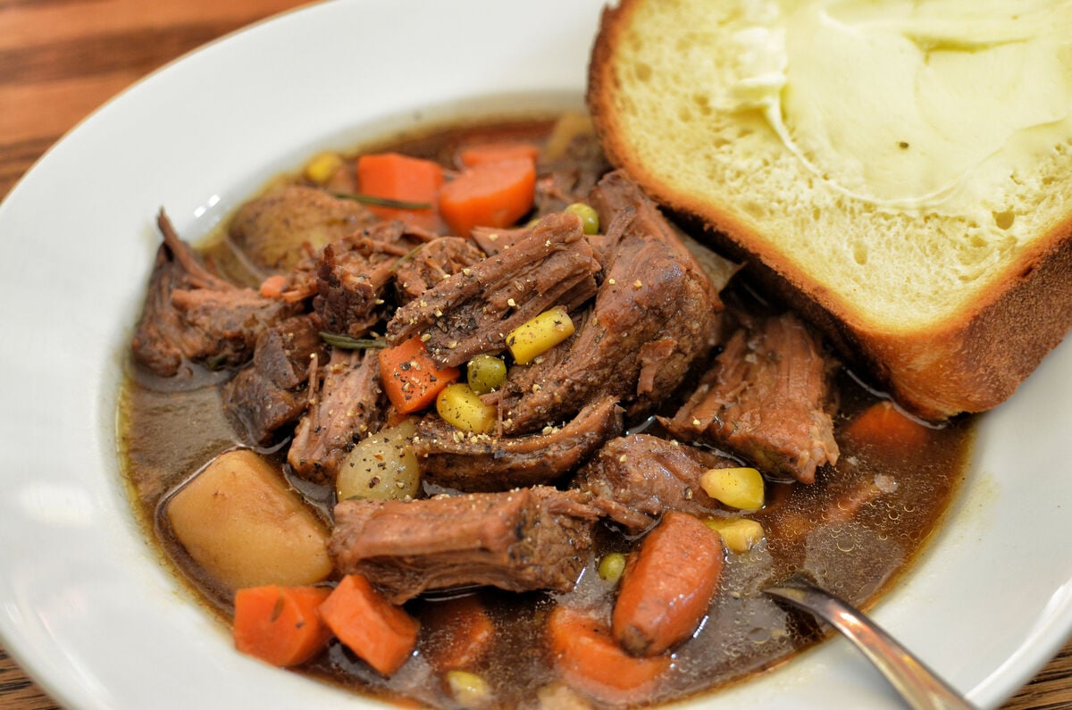 comfort foods inviting bowl of beef stew