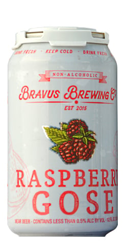 Bravus Raspberry Gose (Non-Alcoholic)