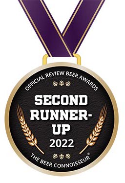 brewery second runner up 2022 medal