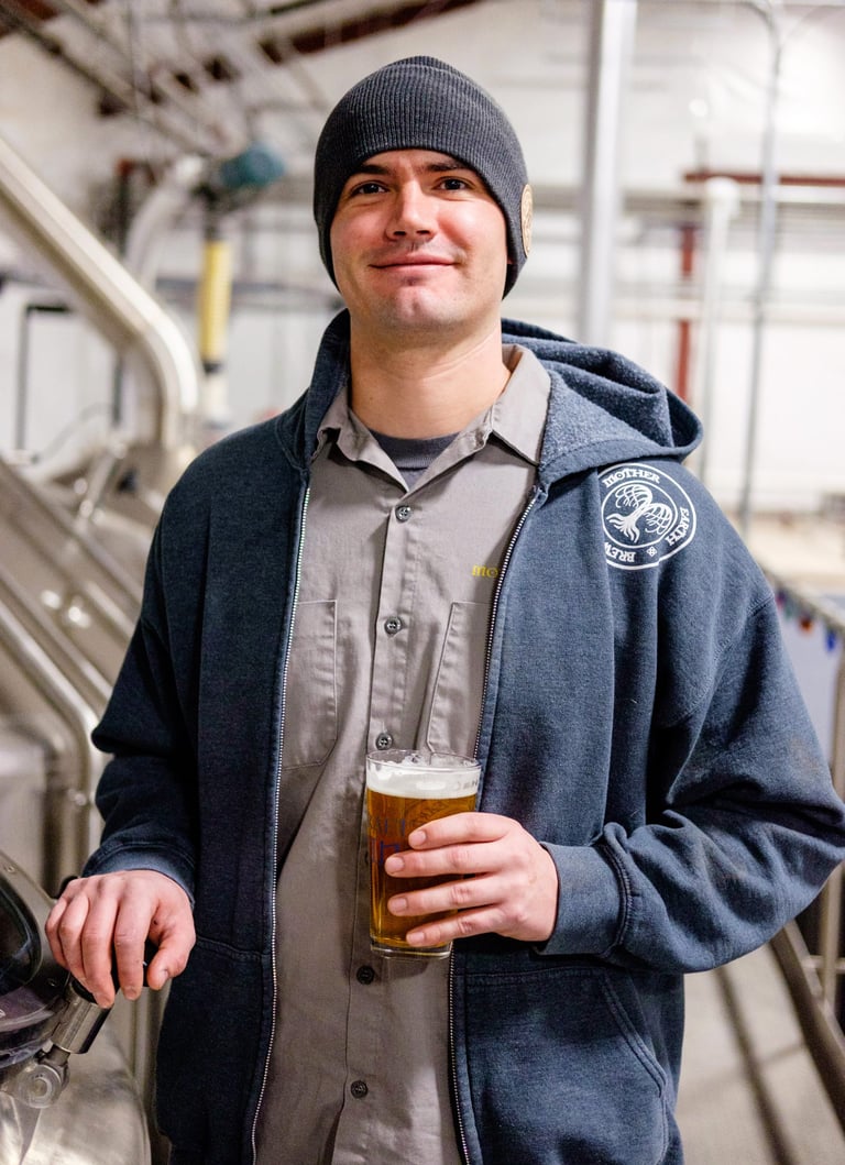 Chris Baker head brewer of Mother Earth Brew Co.