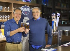 Jim Koch (left) and Dave Burwick (right) of Boston Beer Co. Jim Koch and Dave Burwick of Boston Beer Co.