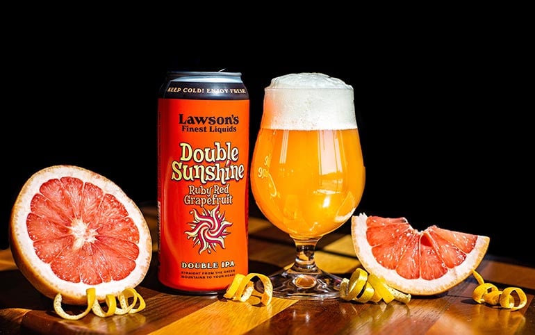 lawson's finest liquids double sunshine ruby red grapefruit
