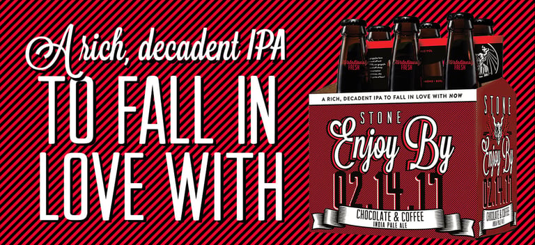 Enjoy By 02.14.17 Chocolate & Coffee IPA Released By Stone Brewing Co.