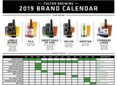 Fulton Brewing Unveils 2019 Release Calendar and New Beers