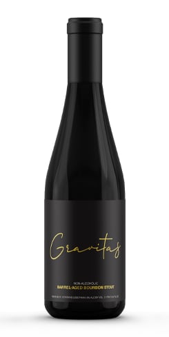 Gravitas Non-Alcoholic Barrel-Aged Bourbon Stout (2021)