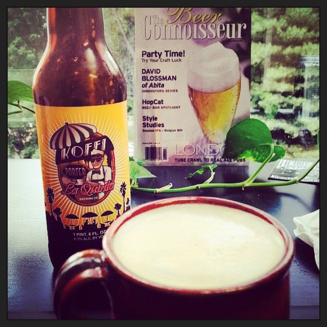 La Quinta Brewing Koffi Porter Beer Connoisseur Magazine