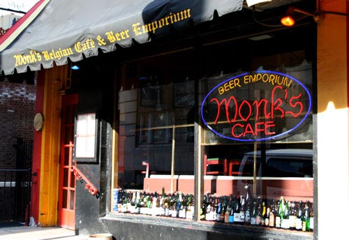 monk's cafe facade
