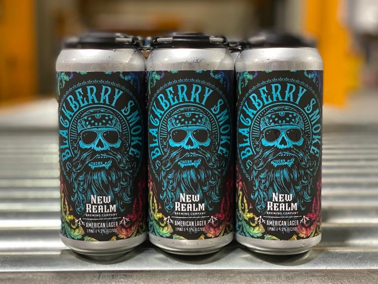 new realm blackberry smoke american lager