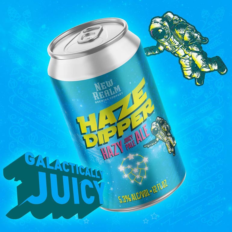 new realm haze dipper juicy pale ale