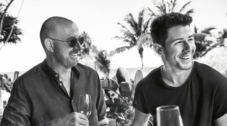 Nick Jonas and John Varvatos - Villa One Tequila