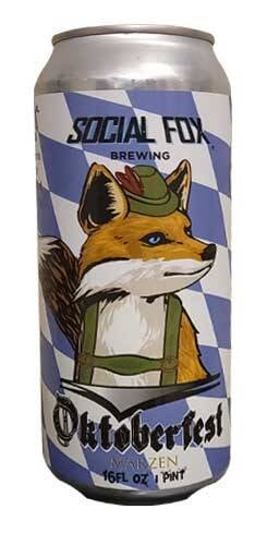 Social Fox Oktoberfest Social Fox Brewing