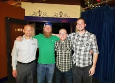 Brewers (left to right): Rob Kevwitch, Nate Wannlund, Steve Nolan, Tyler Swaim Brewers (left to right): Rob Kevwitch, Nate Wannlund, Steve Nolan, Tyler Swaim