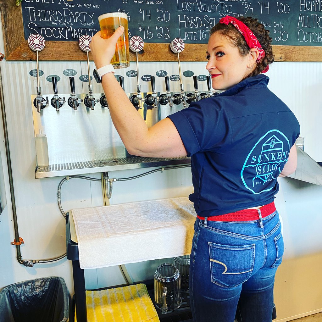 She can do it! Gina Stanton in character as Rosie the Riveter