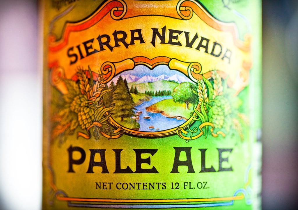 sierra nevada pale ale bottle label