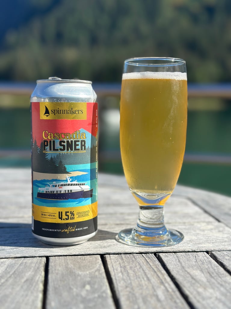 spinnaker cascadia pilsner