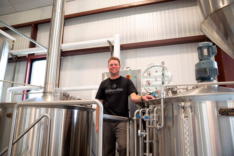 Kishwaukee Brewing Co. President and Brewmaster Dan Payson