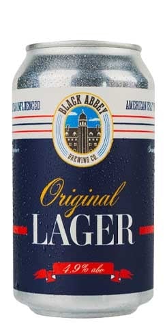 orginal lager the black abbey brewing co