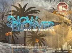 snowblower coconut cream ale brewhaha brewing co
