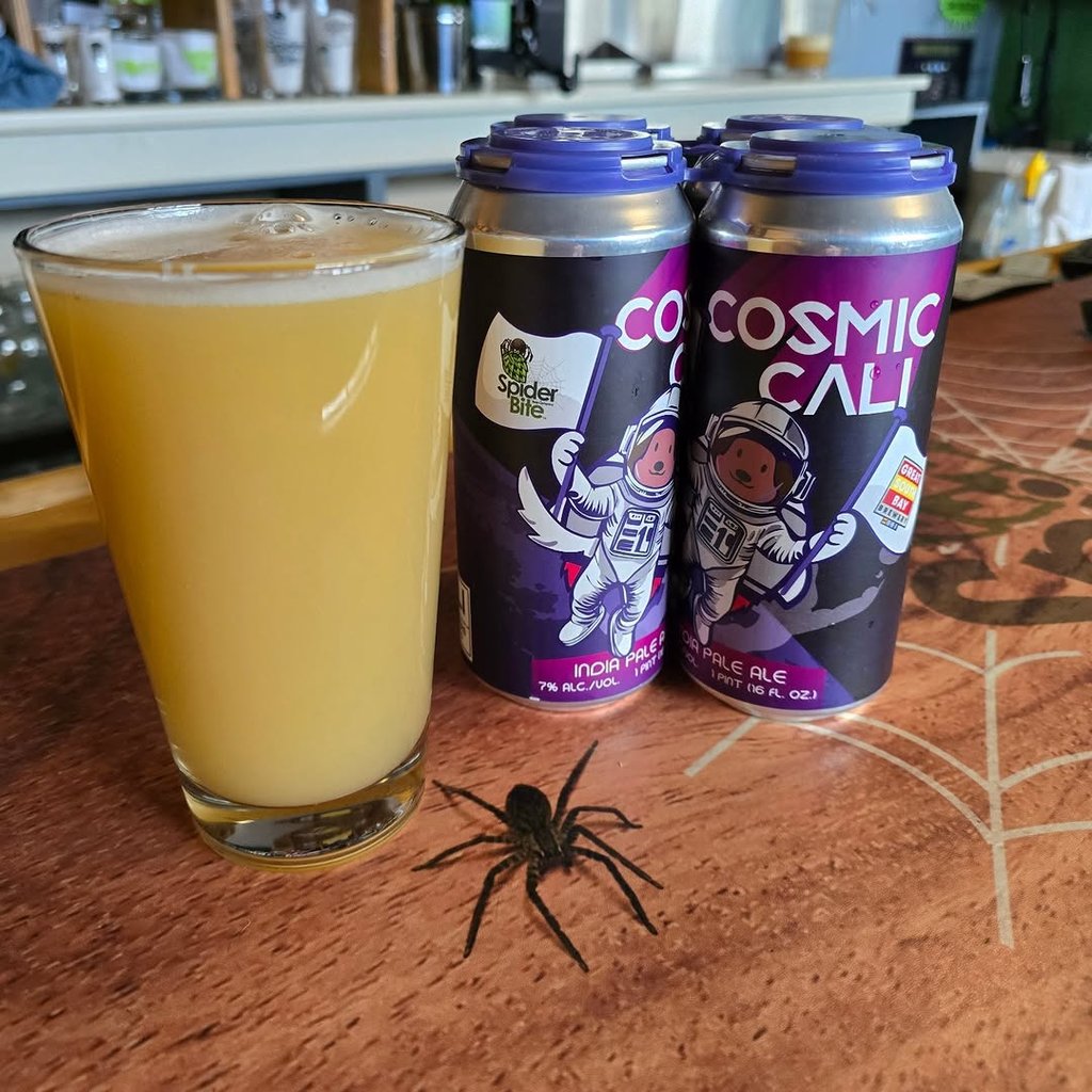 Spider Bite Brewing Cosmic Cali Hazy IPA
