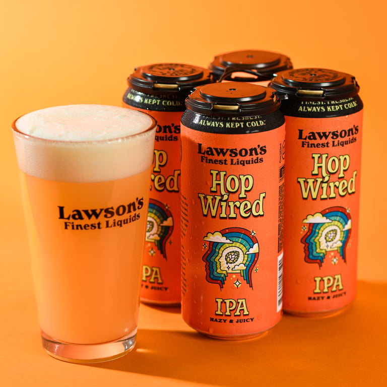 Lawson’s Finest Hop Wired Hazy IPA Expands Beyond Vermont with Juicy Citrus and Tropical Flavors