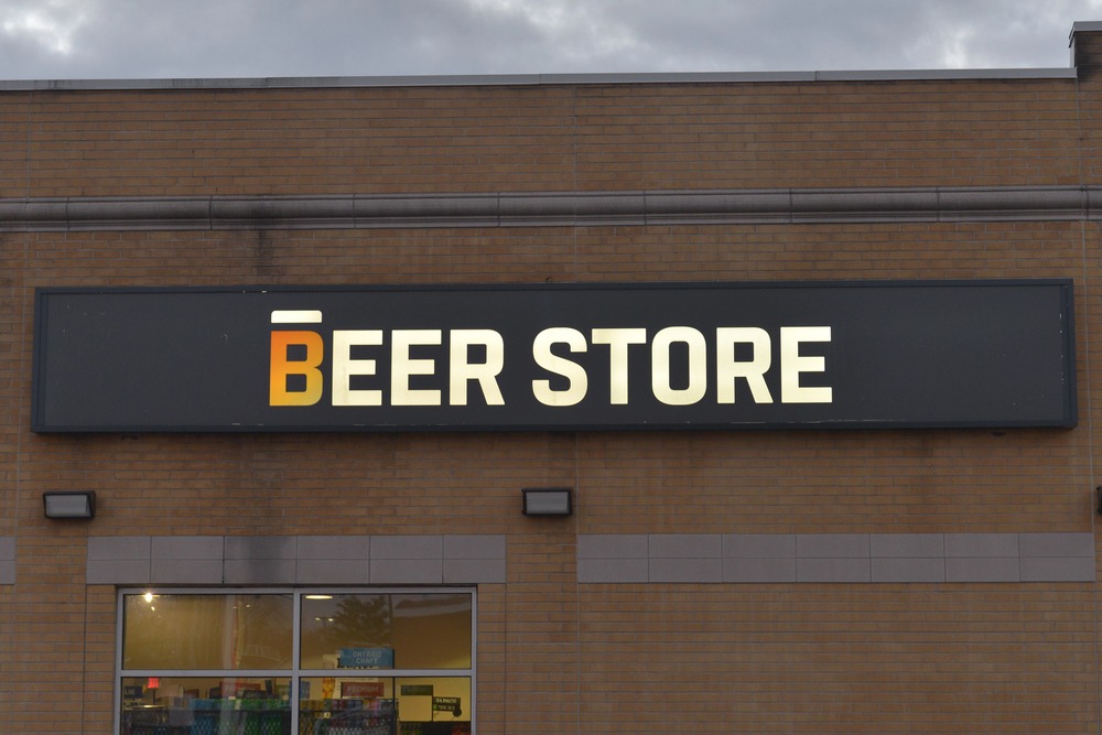 A beer retailer store